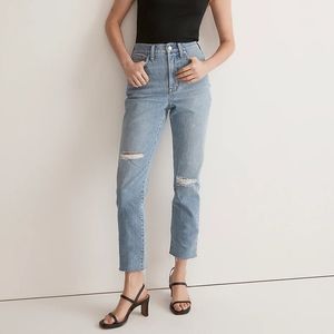 Madewell The Perfect Vintage Jean Size 32 Women's High Rise Distressed
